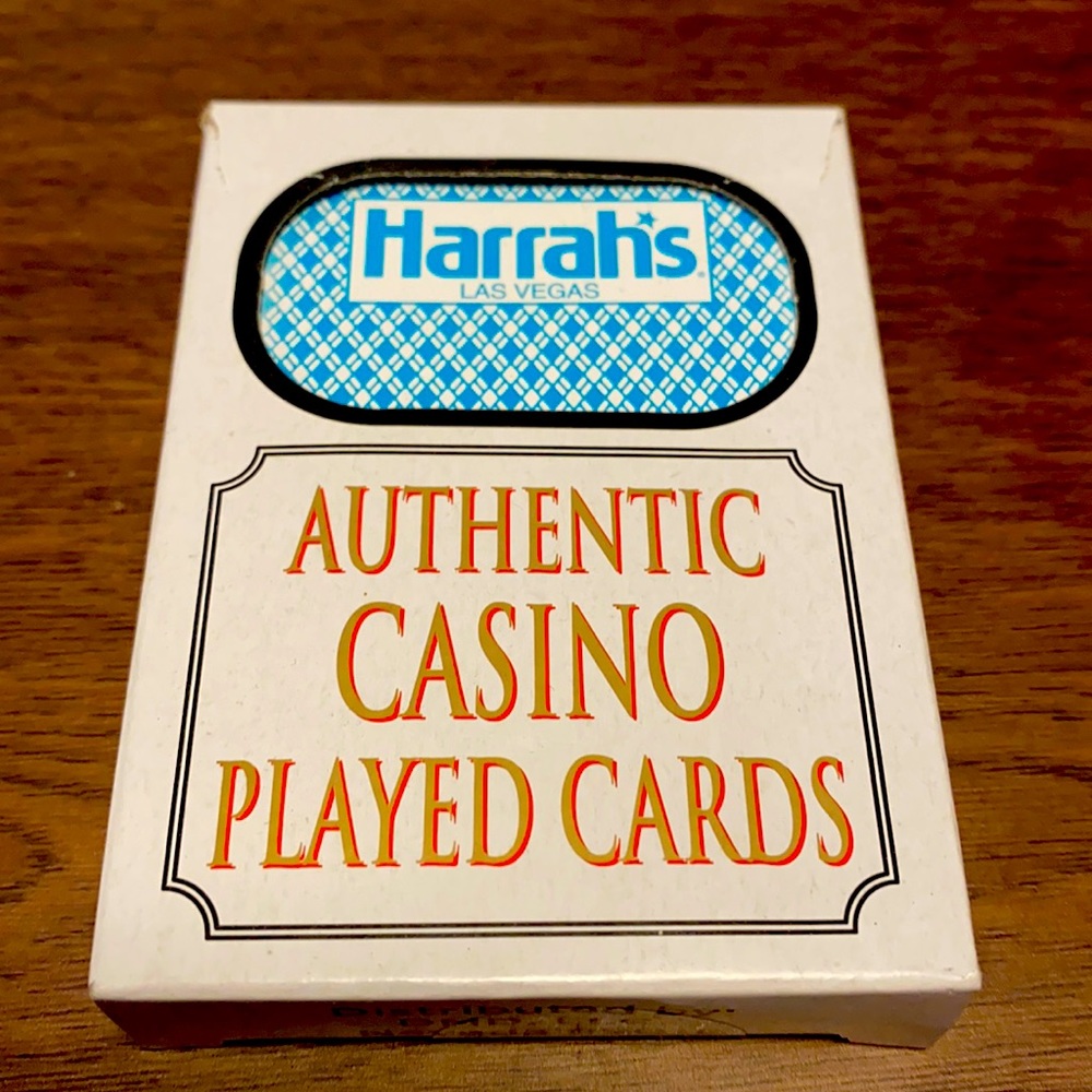 Harrah’s Las Vegas casino playing cards